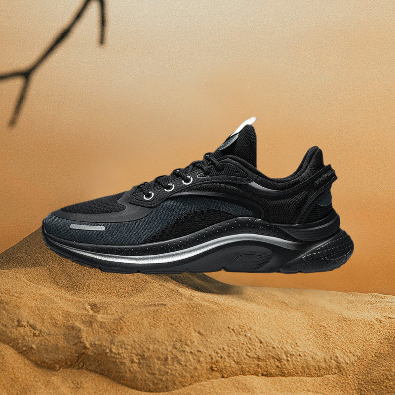 lining/李宁正品流云男子反光潮流柔软低帮运动休闲鞋agls007