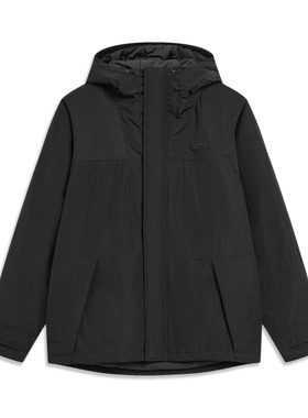 Lining/李宁正品冬季男子运动潮流系列时尚百搭短款棉服AFMT011