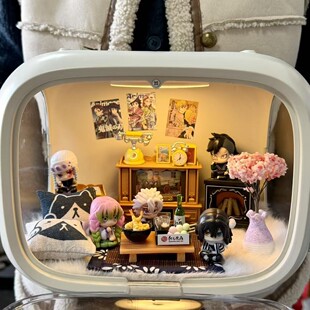 鬼灭之刃手办模型公仔人偶炭治郎祢豆子我妻善逸周边七夕生日礼物