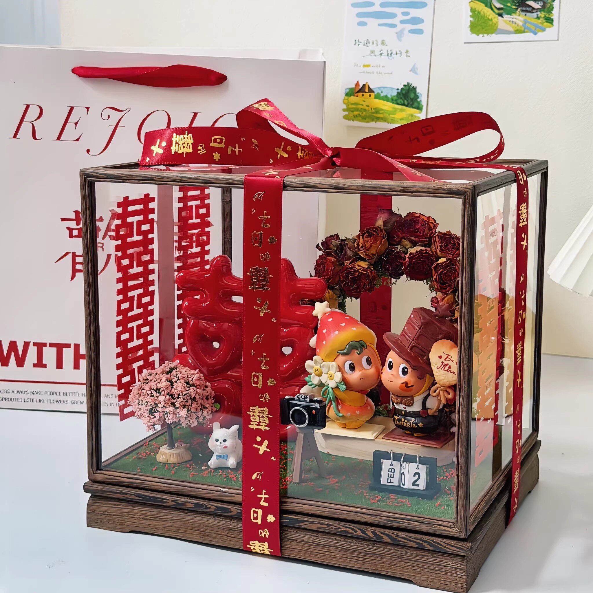 泡泡玛特星星人怦然心动新婚礼物 正版摆件结婚收藏礼品