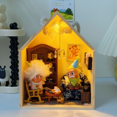 泡泡玛特星星人怦然心动盲盒收纳