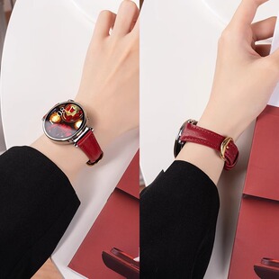 经典 4表带新款 buds高级感女款 watch4手表腕带 真皮适用华为GT6gt5