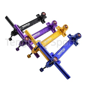 soohupet反曲弓瞄准器 长杆短杆6寸金属CNC竞技反曲比赛瞄