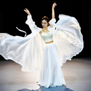 初心舞蹈那时雨舞蹈服中国风古典现代舞蹈上衣国风爵士舞蹈仙披风