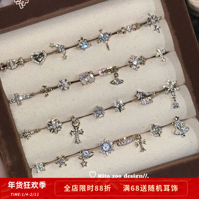 浅咖金大合集氛围感耳钉耳环耳饰