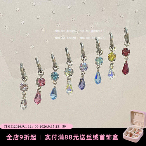 施家华子原创手工耳环耳圈耳扣