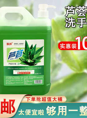 补充装家用按压芦荟洗手液飘帅