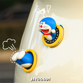 2024新款 电动车装 饰贴小摆件卡通可爱创意叮当猫大熊无痕车载摆件