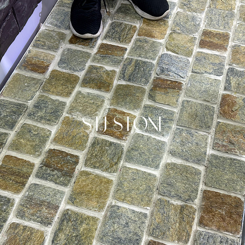 天然石材彩色马蹄石系列图片