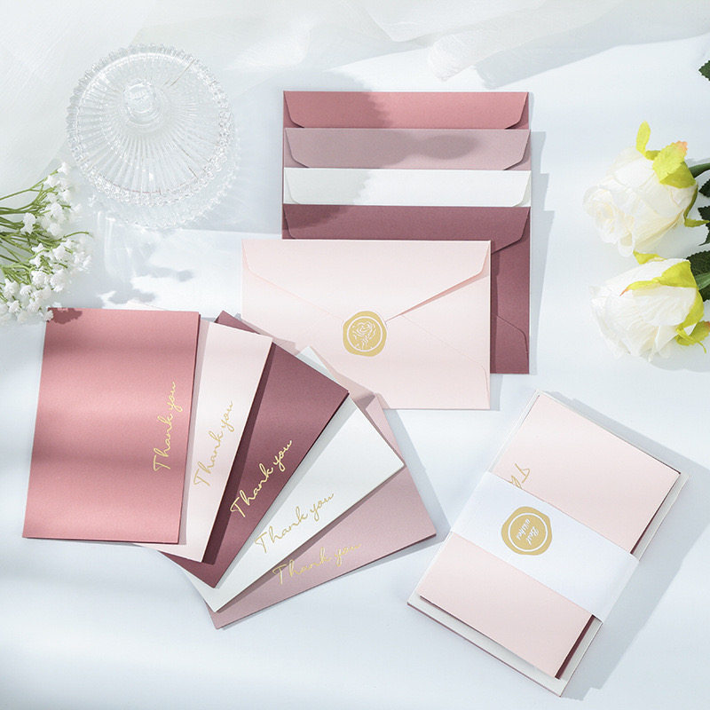 美亿尚小清新信封贺卡套装