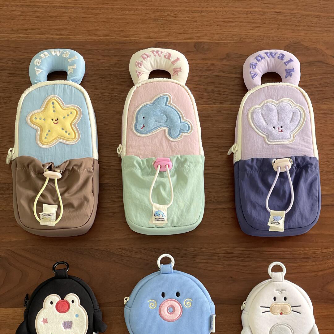 可爱海洋之星笔袋女生高颜值ins风小众学生文具铅笔盒初中大容量