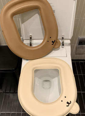 卡通小熊马桶垫四季通用免洗防水马桶坐垫厕所粘贴式eva坐便垫子