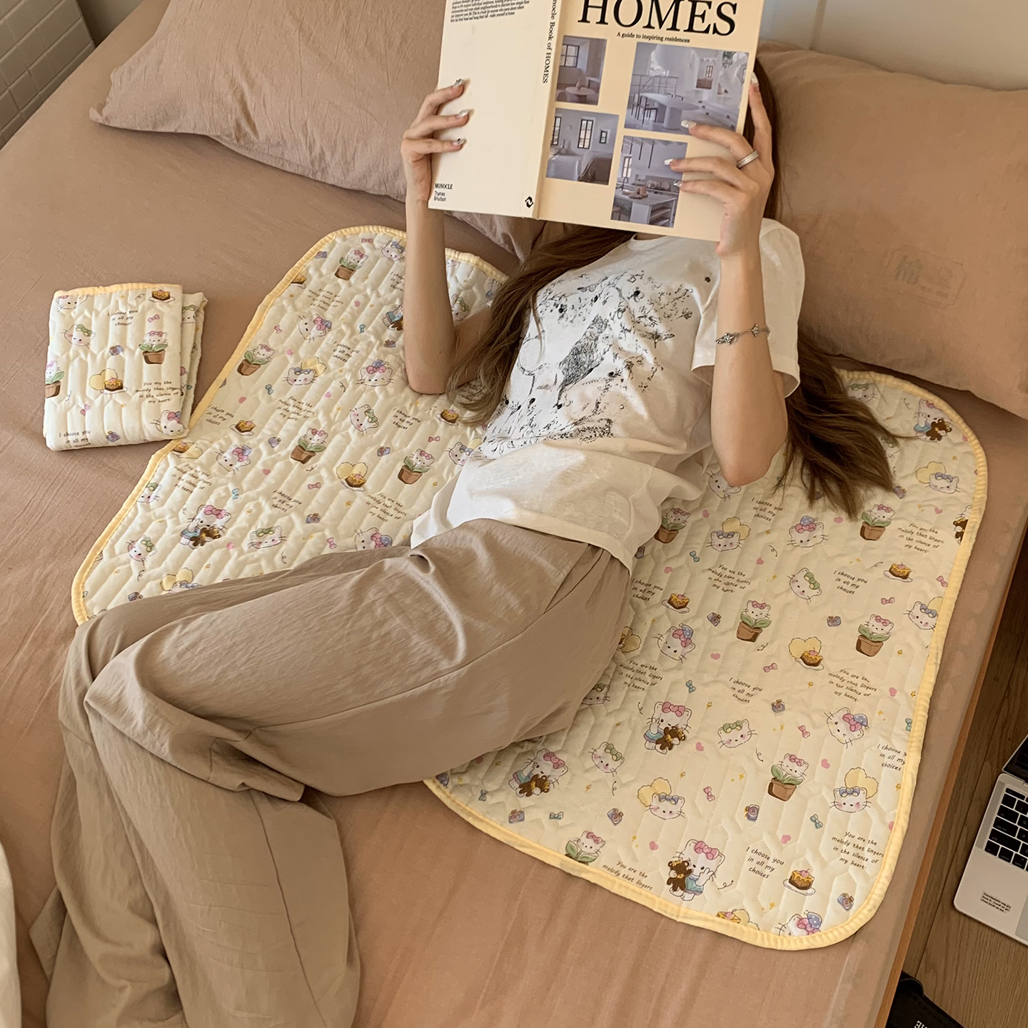 姨妈垫防水可洗防漏月经垫生理期经期小床垫例假垫宿舍纯棉隔尿垫