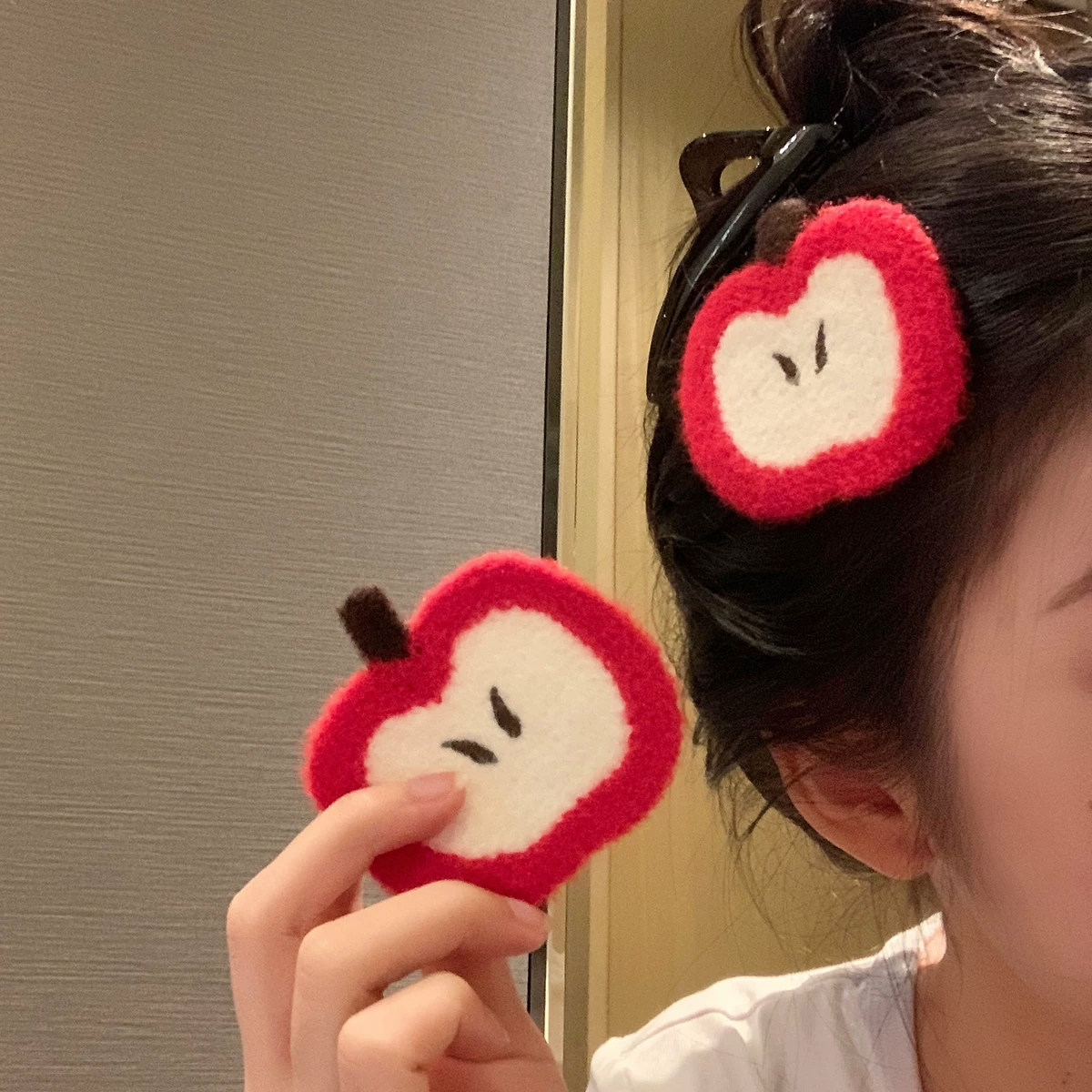 韩式盘发刘海贴侧边碎发贴洗脸发贴可爱卡通苹果无痕魔术贴发饰,饰品/流行首饰/时尚饰品新,发饰,淘宝优惠券,粉丝福利购,淘宝优惠卷