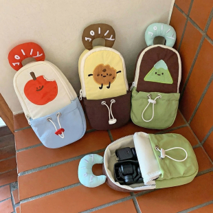 大疆收纳包pocket3保护套充电线nano数码 相机包旅行便携斜跨包包