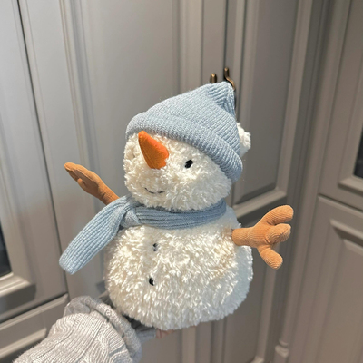 可爱子！萨米雪人抱睡毛绒玩具