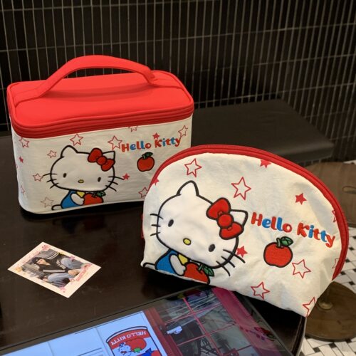 hellokitty洗漱包化妆便携包外出旅行小型精致收纳包三丽鸥化妆包