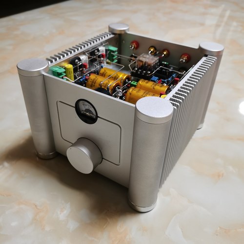 纯手工制作LM3886双并联搭棚功放机立体声双声道hifi大功率放大器