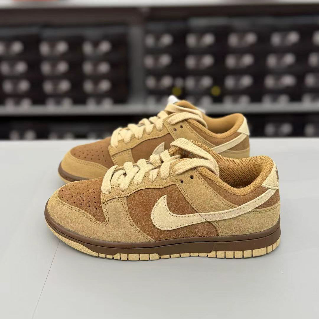 耐克 Nike Dunk Low 女子小麦色低帮复古运动休闲板鞋 HV2512-200