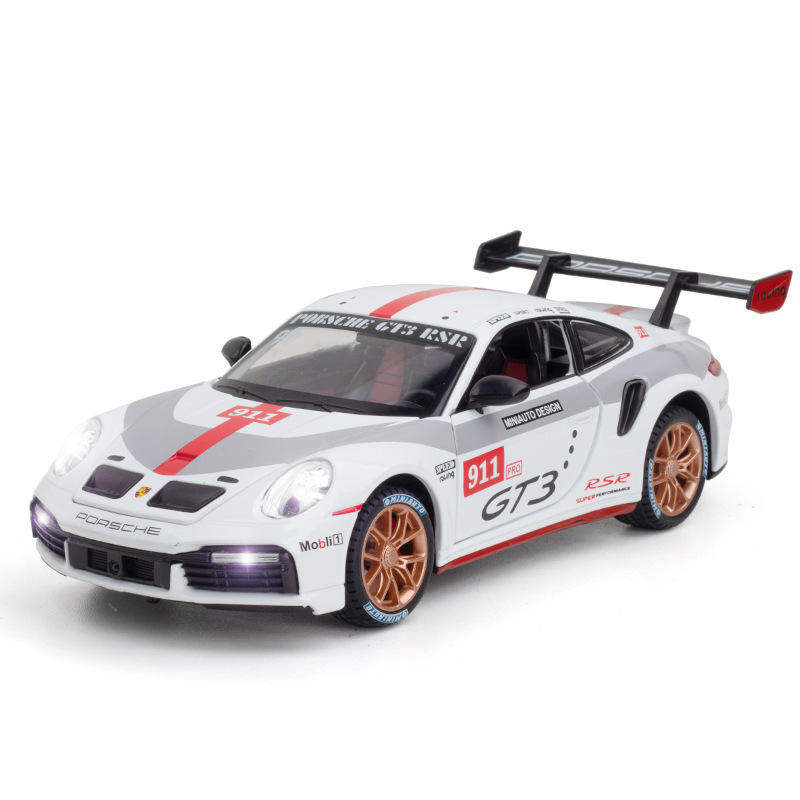 （泡沫盒装）抖音直播1:24保911时捷 GT3 RSR赛道版合金跑车模型,模玩/动漫/周边/娃圈三坑/桌游,火车/摩托/汽车模型,淘宝优惠券,粉丝福利购,淘宝优惠卷
