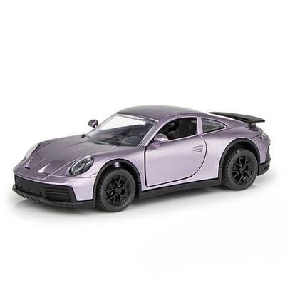 新款 建元合金911汽车模型仿真赛车跑车男孩声光玩具收藏摆件