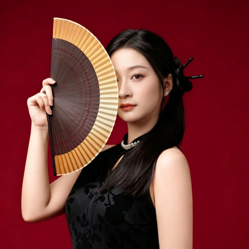 寄明月扇子折扇妙妙同款竹扇