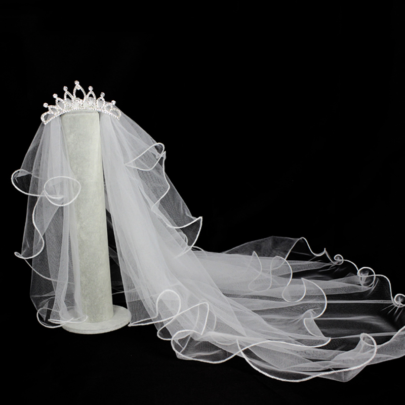 走秀六一演出花童皇冠多层发饰