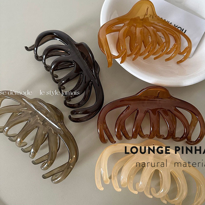 慵懒风大号发量多气质发夹