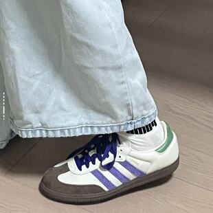 ADIDAS阿迪达斯正品 SAMBA OG 时尚运动休闲低帮板鞋 ID8349