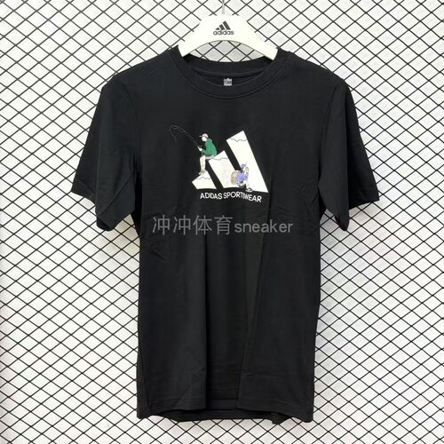 ADIDAS阿迪达斯正品CRAPHIC SHORT SLEEVE 运动休闲短袖T恤KB7748