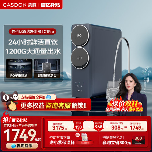 CASDON凯度C1pro厨下式净水器