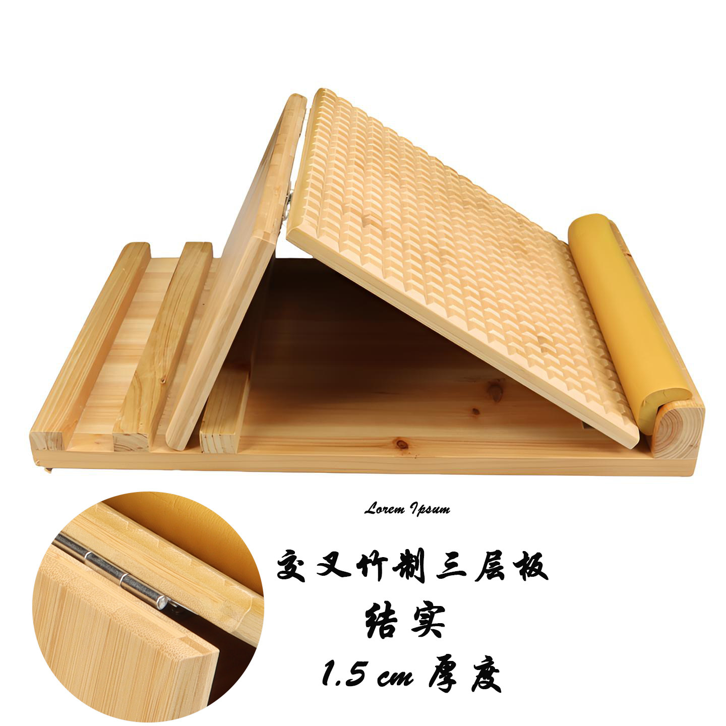 竹制实木拉筋斜踏板按摩按摩小腿