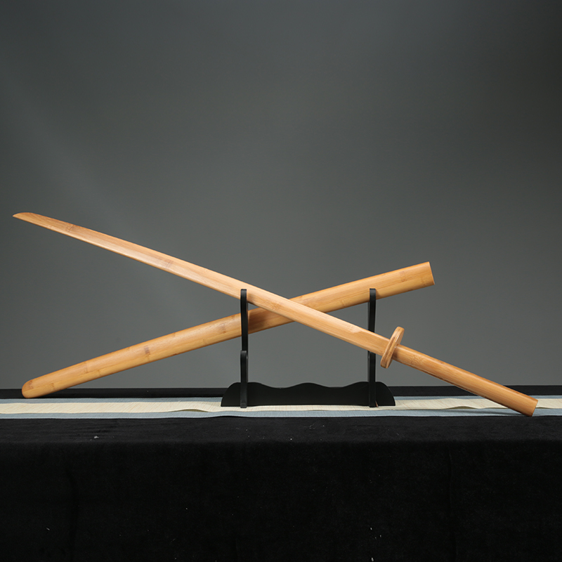 苗刀带鞘全竹制武术训练习木刀