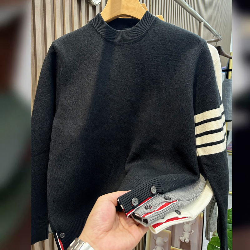 设计感毛衣男装宽松美式复古帅气