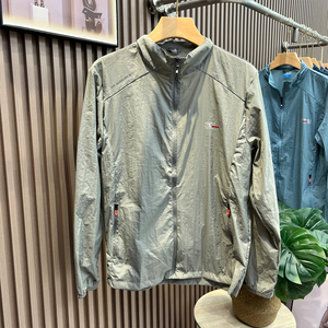 防晒衣男士夏季户外宽松大码透气上衣服超薄夹克运动皮肤衣外套潮