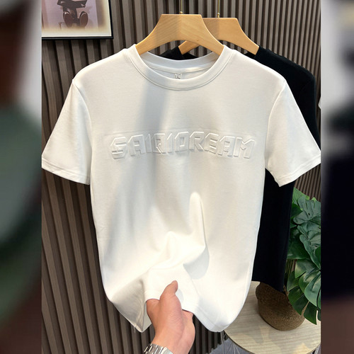 网红同款短袖T恤男潮流美式复古