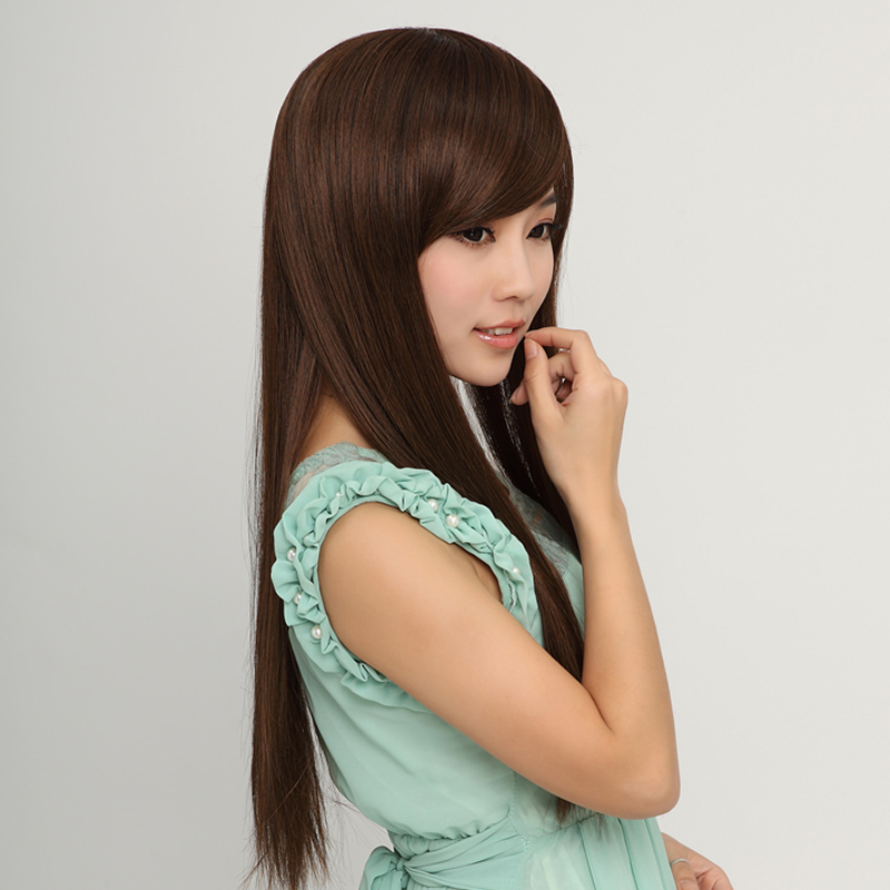 Perruque Long cheveux raides - Ref 2609758 Image 4