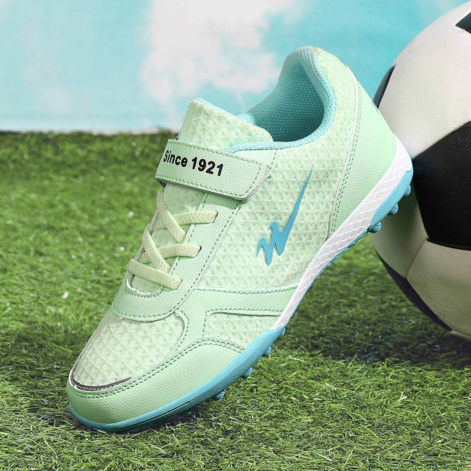 双星夏款网面儿童足球鞋男童TF女童透气防滑中小学生专业薄款球鞋