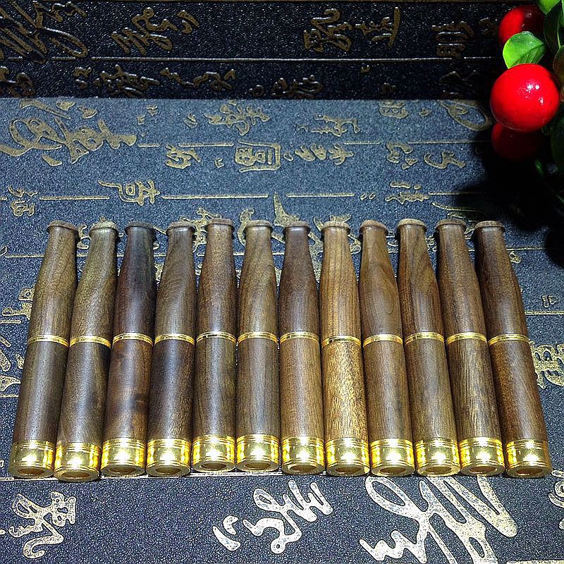 木质烟嘴双节过滤换芯烟嘴过滤器循环型可拆卸清洗拉杆过滤芯