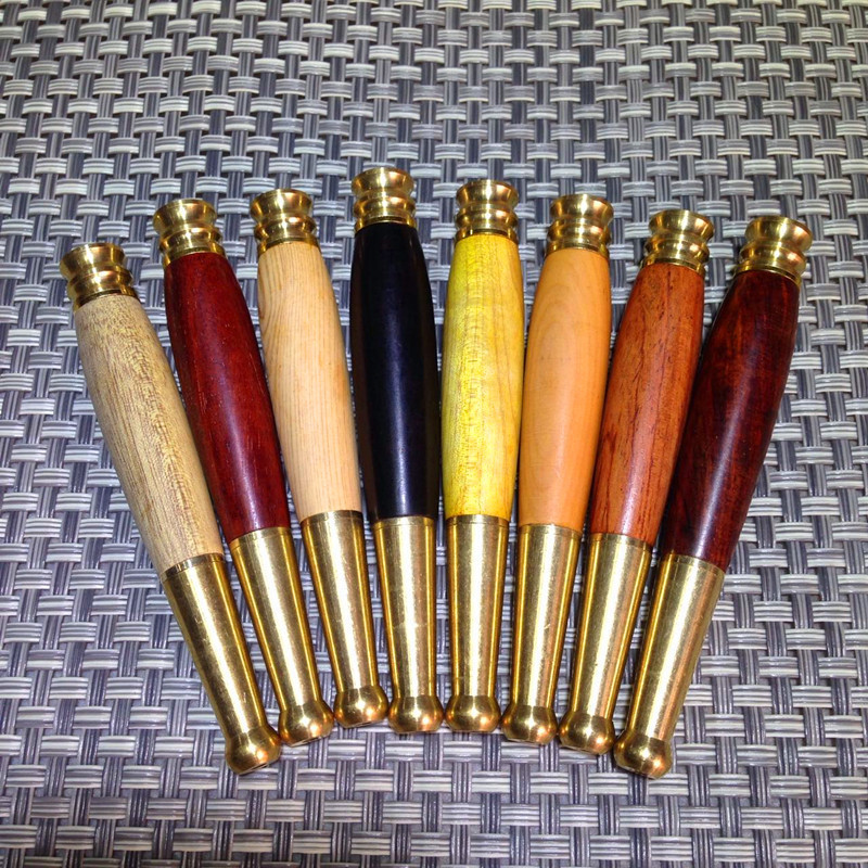 木质烟嘴大肚铜嘴高档烟嘴过滤器循环型可清洗拉杆过滤芯烟具