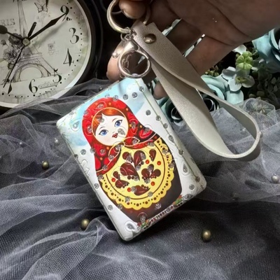 旅游纪念品俄罗斯风情随身美容镜