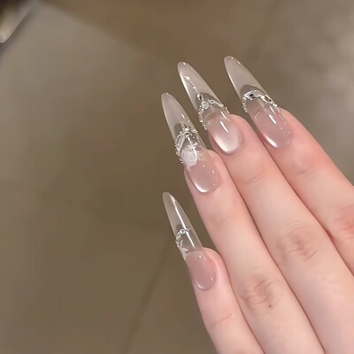 手工穿戴甲纯欲气质仙女温柔显白