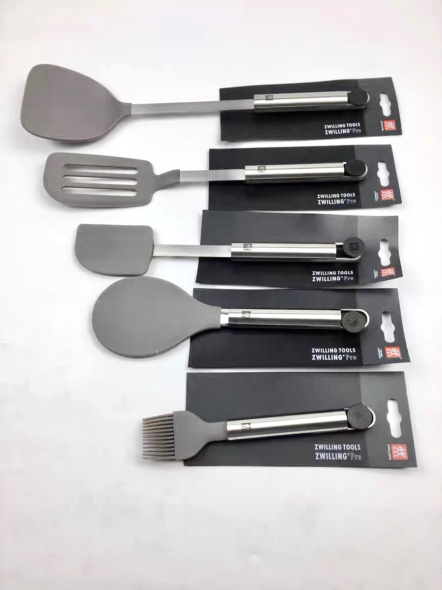 德国锅铲双立人硅胶中式锅铲油刷