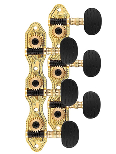 高档古典吉他旋钮弦扭弦轴弦准三联连两排