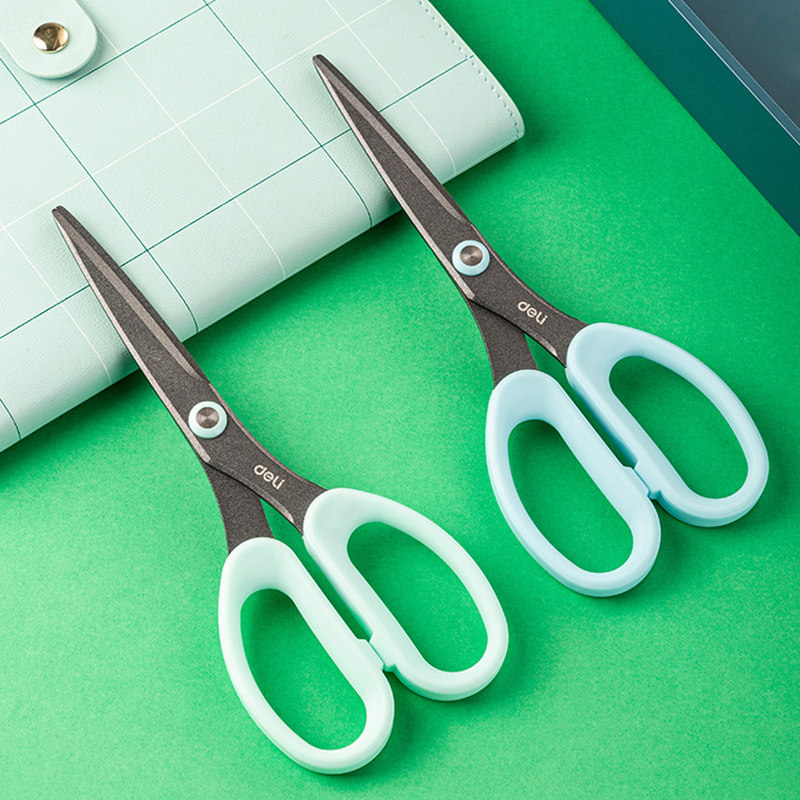 델리 블랙 블레이드 가위 스테인레스 스틸 주방 홈 오피스 재단사 가위 대형 예리하고 내구성이 뛰어난 수제 종이 가위