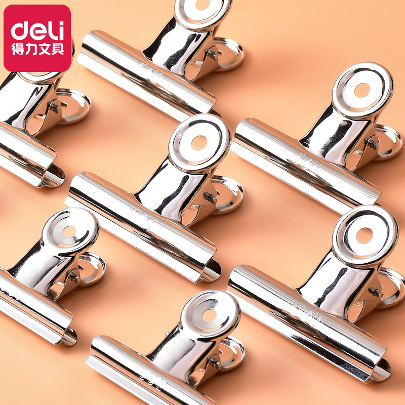 델리 스틸 클립 홈 대형 소형 철 클립 금융 라운드 빌 클립 롱 테일 클립 드로잉 보드 빌 클립 무료 배송