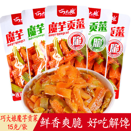 巧大娘魔芋贡菜15g香辣蒜香