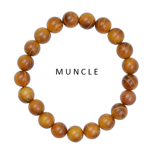 黄金木柘木手串佛珠手链男女款6mm8mm单圈手链情侣木质小珠子手链