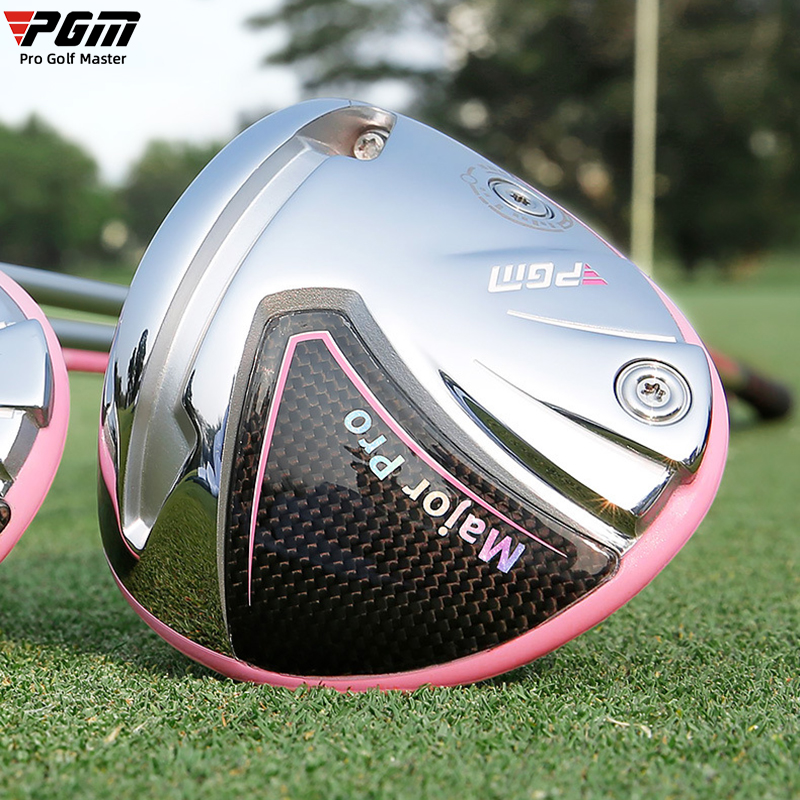 PGM高尔夫球杆女开球木高反弹轻量碳纤维钛金1号木可调倾角远距离