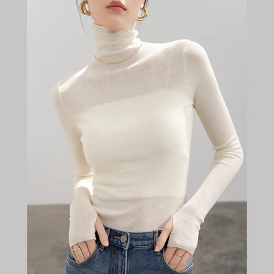 羊毛高领内搭软糯打底衫